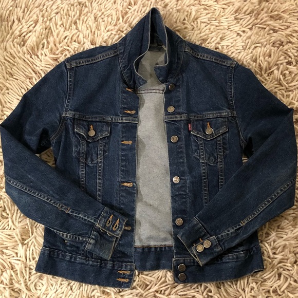 Levis Red Label Jean Jacket Sz L Fits 